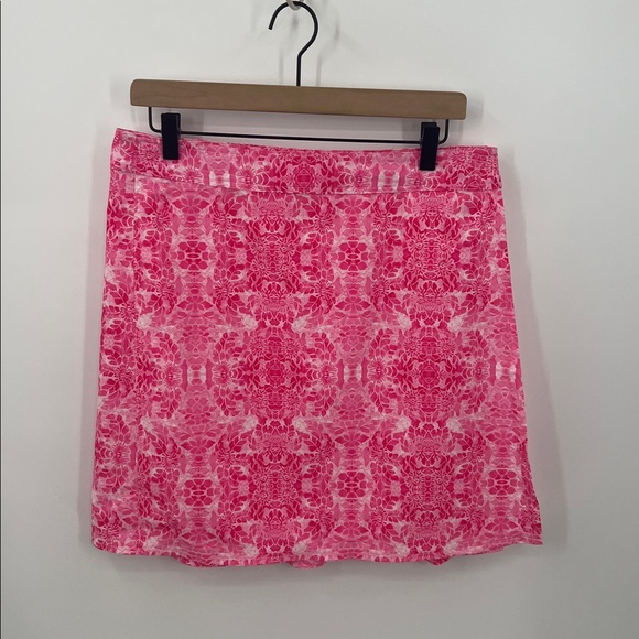 RipSkirt Hawaii pink print wrap mini skirt - Picture 1 of 8